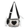 New Wide Shoulder Strap PVC Bag for Women, Casual and Simple Small Fresh Transparent Jelly Bag, Single Shoulder Crossbody Bags