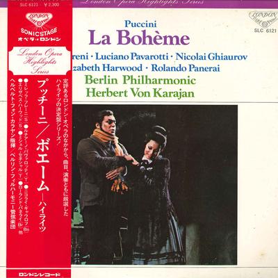 LP plate MIRELLA FRENI(MIMI)/LUCIANO PAVAROT - Puccini/La Boheme-highlighter SLC6121 KING 1975 Japan Obi Classical Lietots