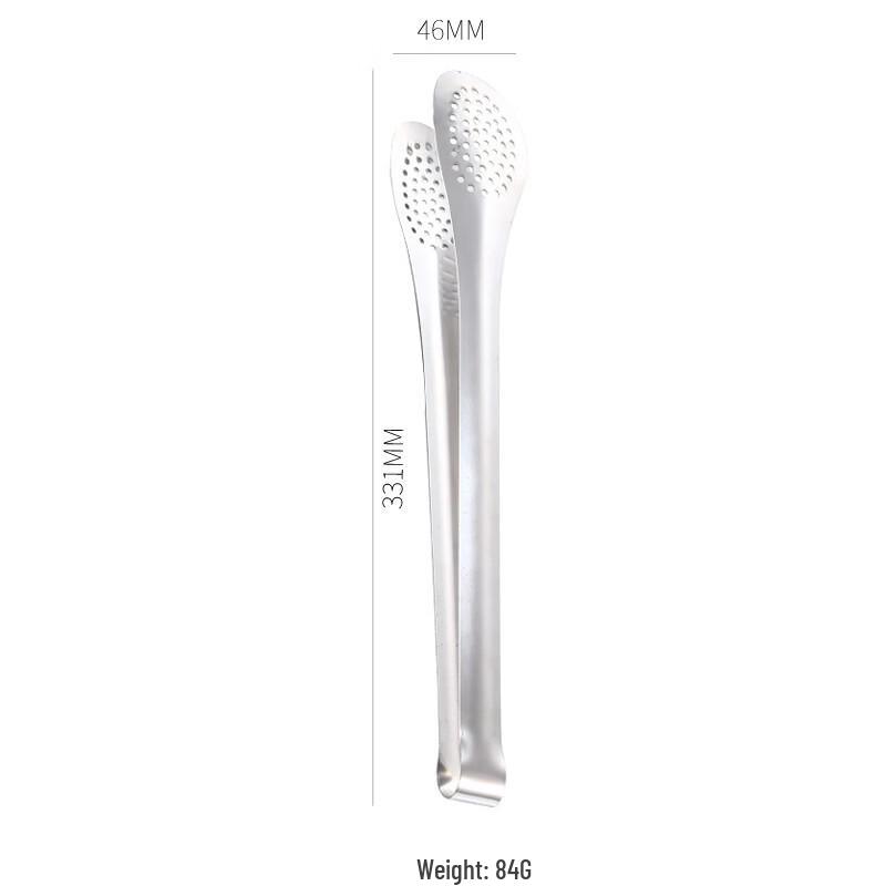Stainless Steel Perforated Food Tongs