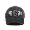 Baseball Cotton Washed Caps Summer Trendy Fashionable Embroidered Stitching Soft Top Women'S Cap Outdoor Casual Sport Visor Trucker Hat For Men