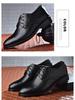 2021 New Men's Leather Business Formal Lace-up Casual Shoes