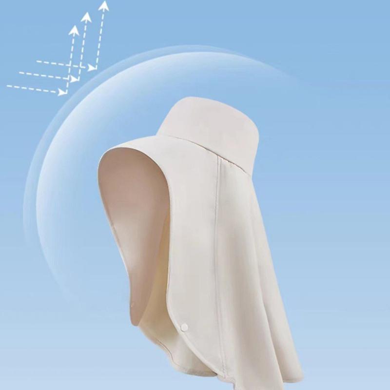 Large Shawl Sun Protection Hat For Women'S Beach Hat, All Inclusive Sun Protection Hat