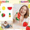 PU Material Slow Rebound Fruit Squeeze Toy Stress Relief Squishy Soft Sensory Toy for Hand Exercise and Relaxation