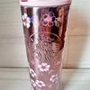 Starbucks Japan SAKURA 2026 Stainless Bottle 16oz 473ml Cherry Blossom Pink