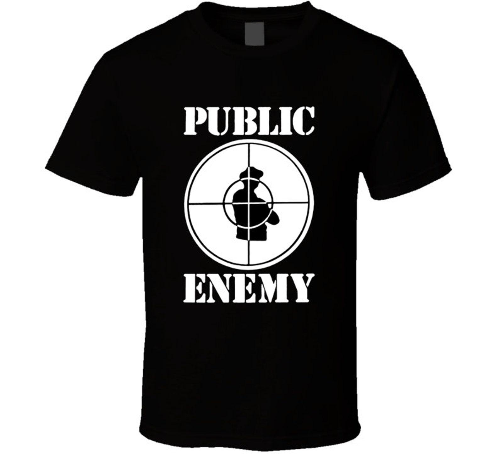 New Public Enemy Logo T Shirt Size S- 2XL L