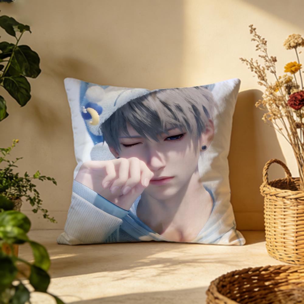 Trendy Llove and deepspaceed Cushion Cover Versatile DoubleSided Pillow Case Fit for Sofa Bed Car  Daily Decor