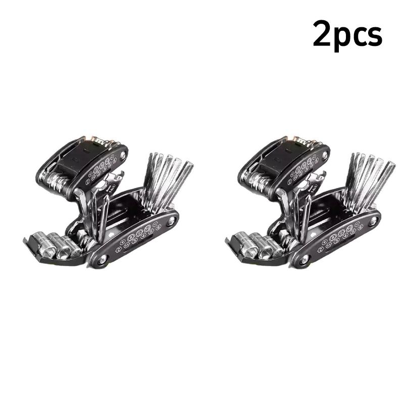 16-in-1 Socket Wrench Set Portable Folding Screwdriver Multi-Tool Compact EDC Repair Kit for Electronics & Bicycle Easy to Use