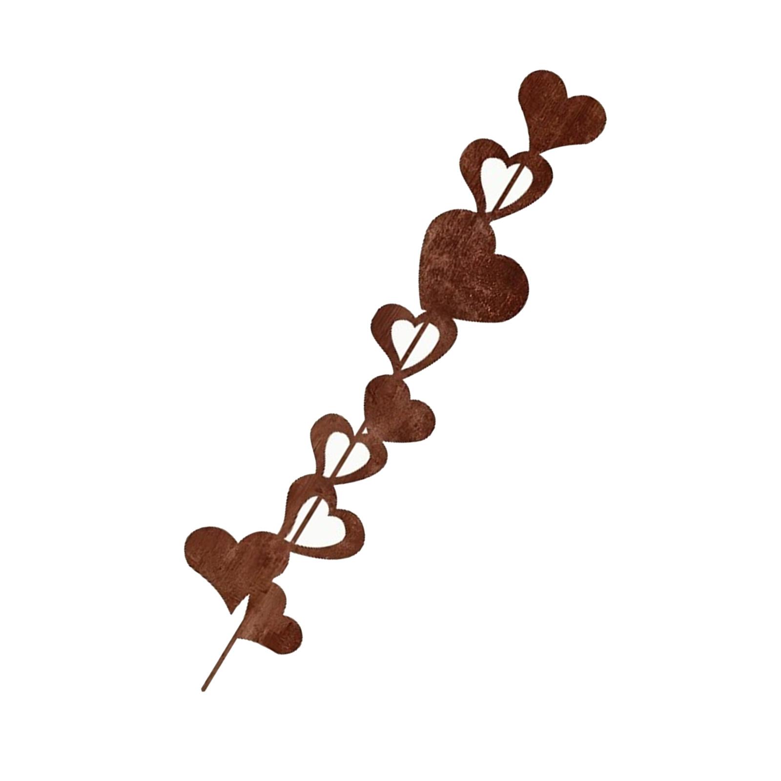 

Металлический садовый колышек в виде ржавого сердца любви, антикварный, для украшения клумбы на улице, колышек для двора, патио, ландшафта