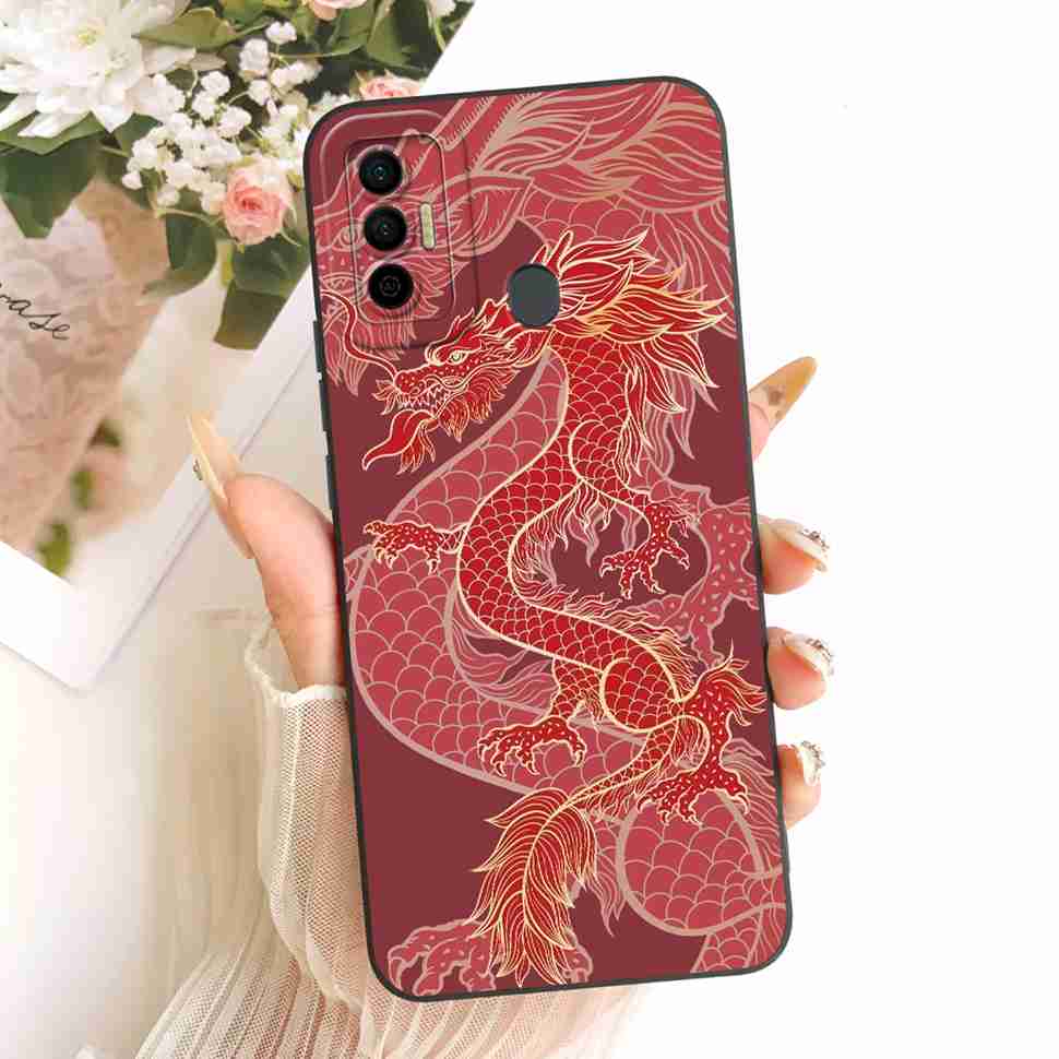 Cover For Tecno Spark 7 2021 Cute Rabbit Casing KF6 KF6j Soft Silicone Casing For Tecno Spark 7 Spark7 Back Cover Coque