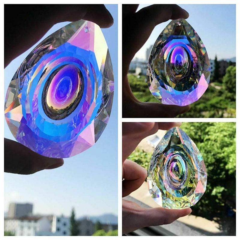 1PC závěsné krystaly Prism Suncatcher Lustrové díly pro dekoraci oken