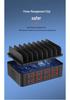 Multi-functional 150W High Power USB Charger with Stand - 7 & 16-Port Phone Holder