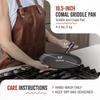 [VICTORIA] VICTORIA Victoria 10.5-inch Coma Griddle 26.5cm Seasoned with Anti-Sticky Coating [Genuine Japanese Product]