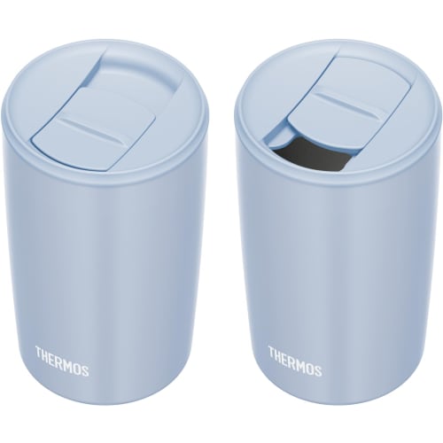 [.co.jp Exclusive] Thermos Vacuum Insulated Tumbler with Lid, Dishwasher Safe, 400ml, Ash Blue, JDP-401 ASB