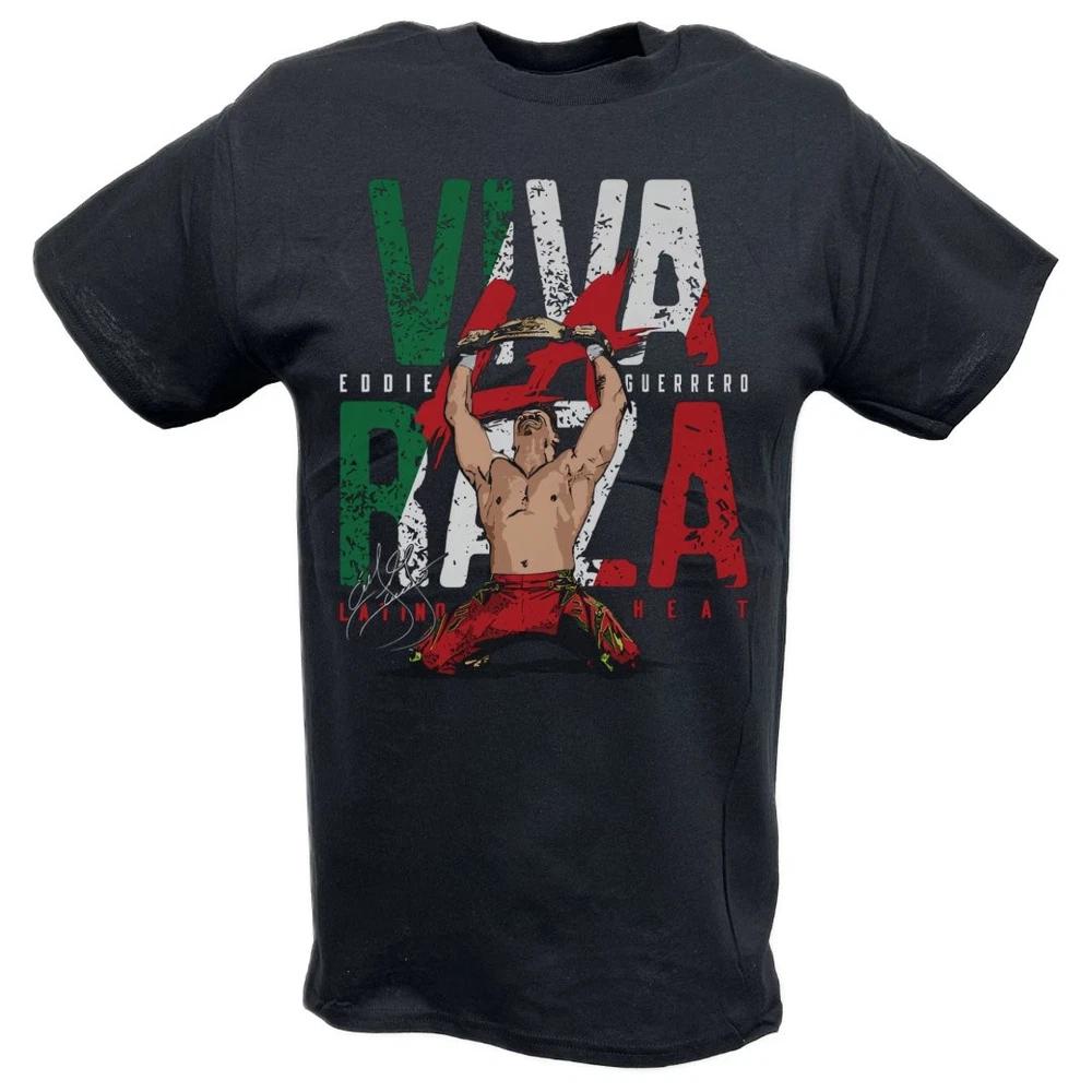 Eddie Guerrero Champ Viva La Raza Black Tshirt S