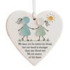 Friendship Sea Glass Christmas Ornament Round/Heart Shaped Friendship Keepsake for Best Friends Handmade Sea Glass Art Hanging Ornament