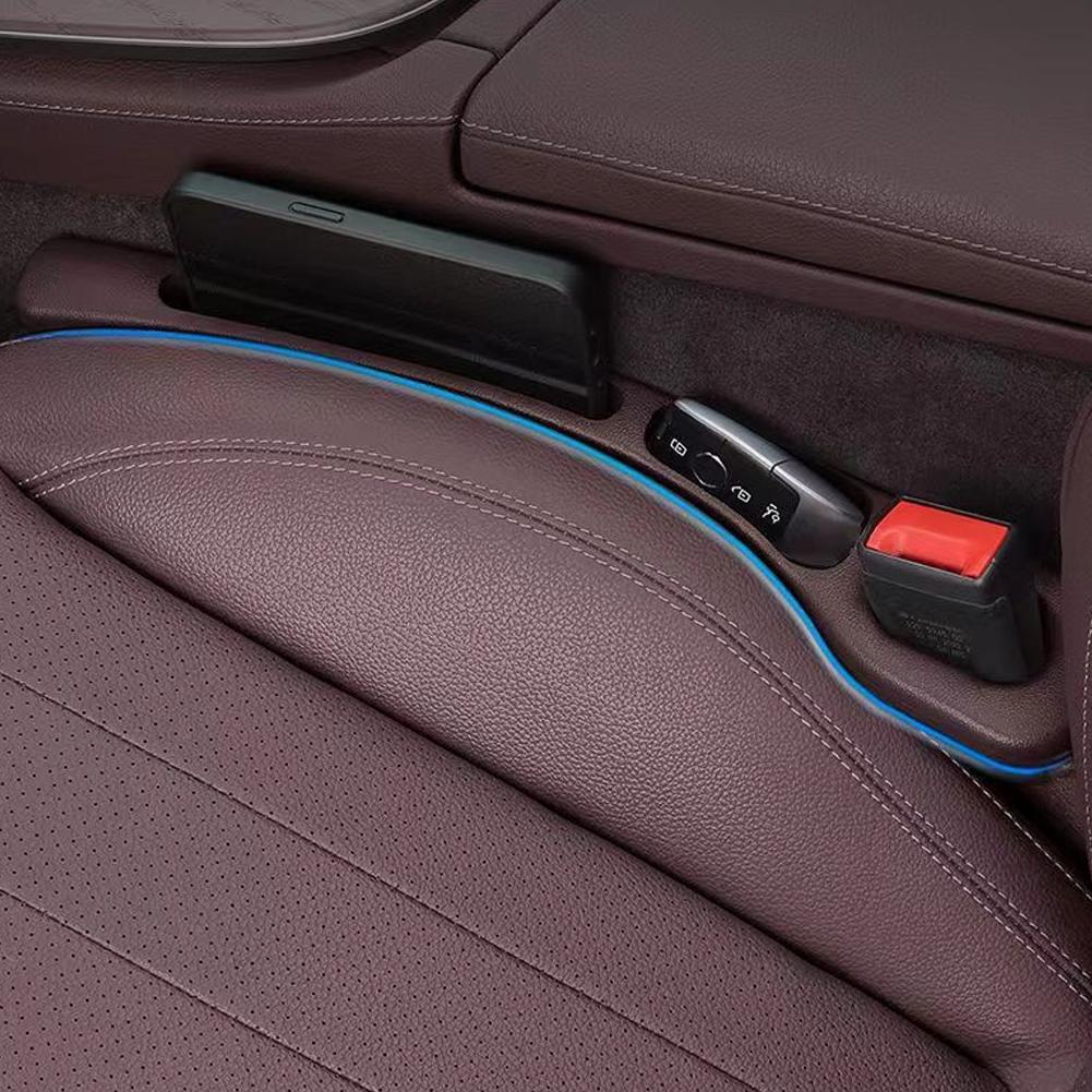 2PCS Car Seat Gap Plug Strip Side Seam Car Gap Filler Leak Proof Seat Gap Storage Organizer Interior Decoration Universal