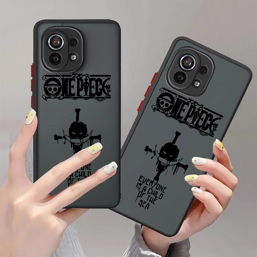 Pirate White Beard Logo Black Edge Shell Phone Case for Xiaomi Redmi Note 8T 8 Pro 11S 9 7 13 Pro 10S 14Pro 10 Pro 14 12 Pro+ 11