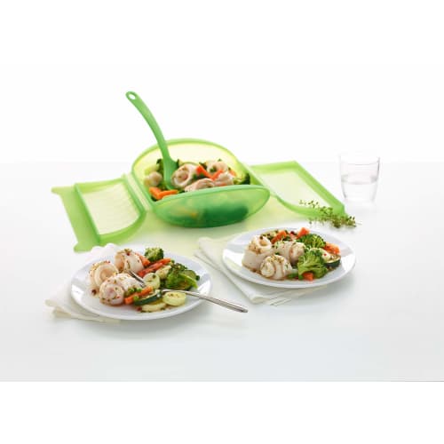 Lekue Family Steam Case, Lettuce, 62038