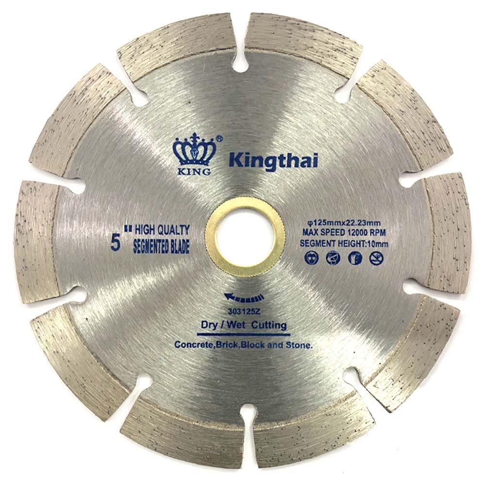 

Kingthai Disc Grinder Diamond 125mm for Dry Cutting Concrete Home and Stone Road Construction Grooving Tool Blade, Cutter, Stone, Cutter, DIY,