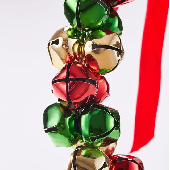 Bell Wreath Ornaments Small 8 Inch Christmas Crisp Sound Bells