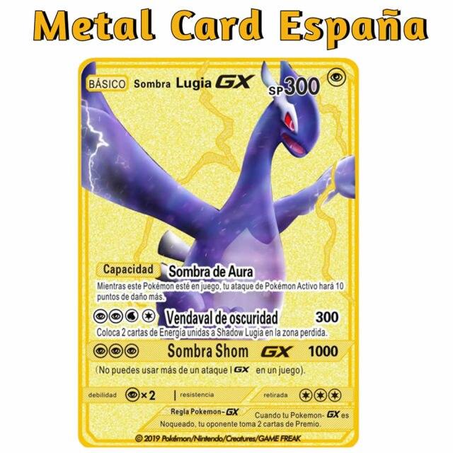 Buy Pokemon Metal Card Vmax Gx Sp Charizard Pikachu Gold Collection V Gold  Cards Original Game Kids Toy Gift at affordable prices  free shipping,  real reviews with photos  Joom