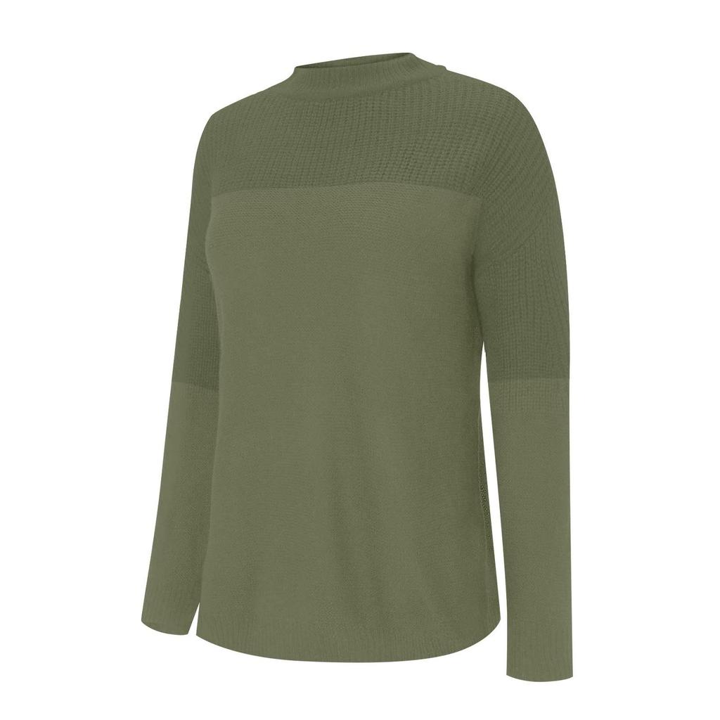 Damen Langarm Winterpullover Strickpullover Rundhals Pullover Strickpullover