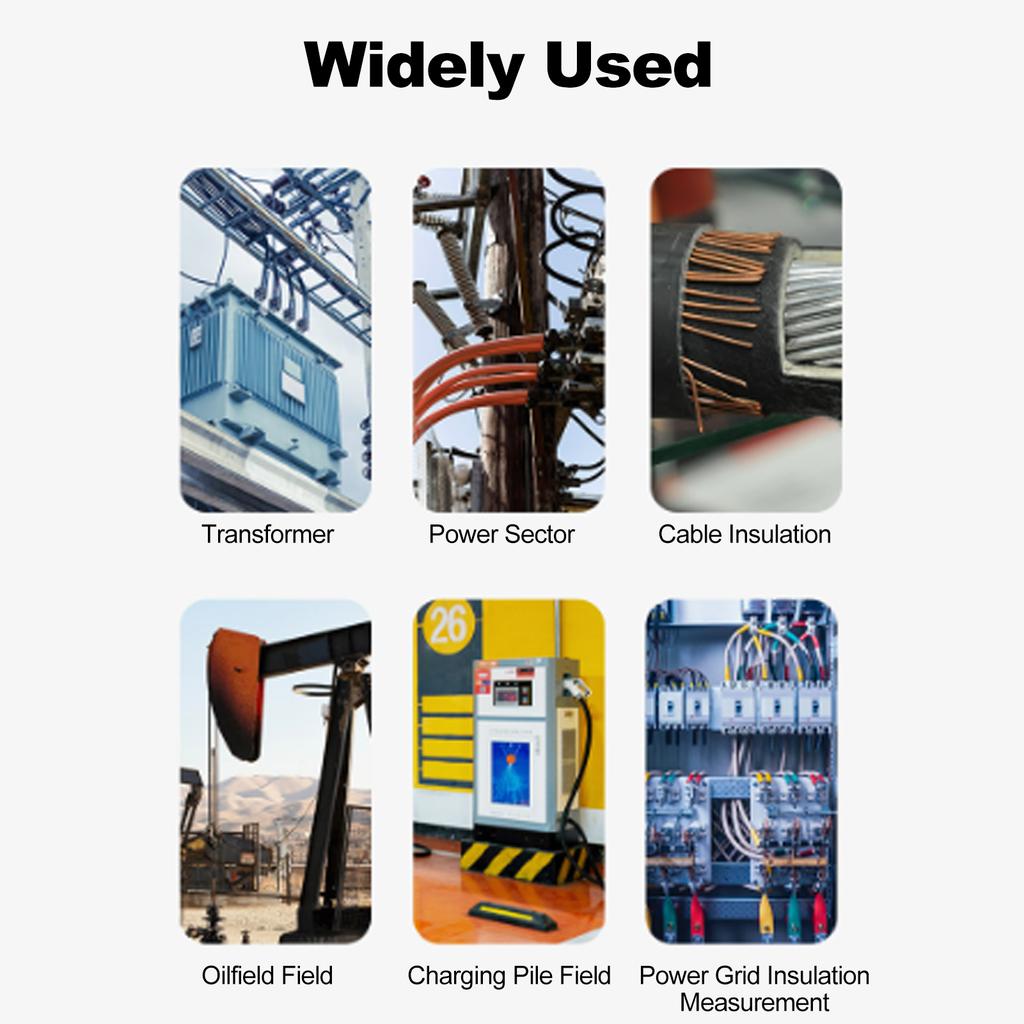 SMART SENSOR ST3128 High Voltage Insulation Megohmmeter Industrial Digital Shakemeter Ultra High