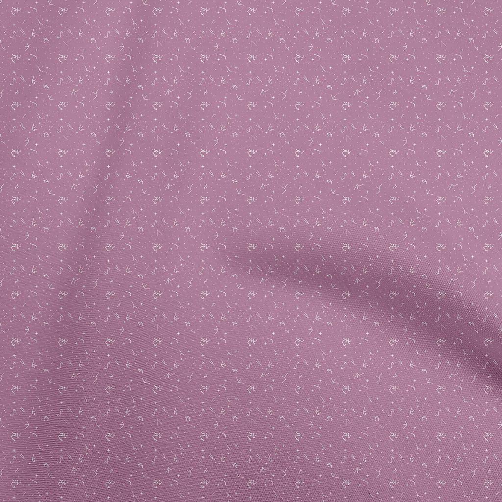 oneOone Cotton Flex Blue Fabric Celestial Sewing Material Print Fabric By The Yard 40 Inch
