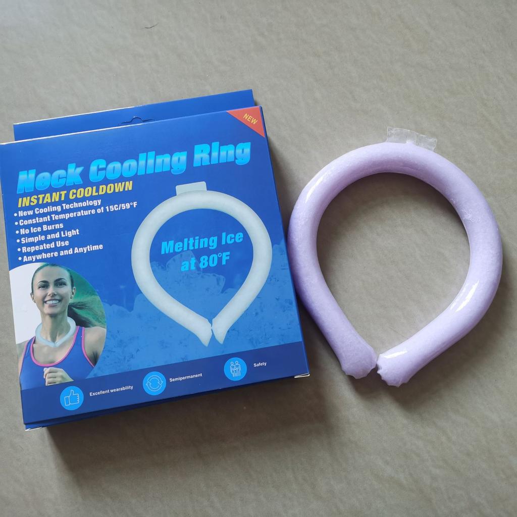 Summer Ice Ring Cooling Ring Neck Cooling Ring Outdoor Heatstroke Ice Neck Ring Ice Feeling Collar Cooling Collar