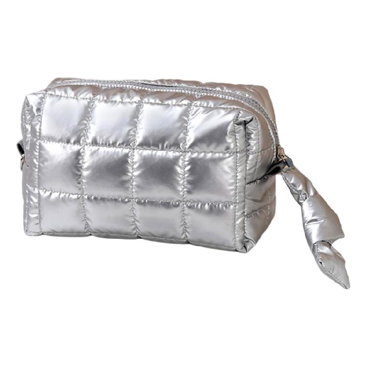 Puffer Makeup Bag Quilted Cosmetic Pouch for Women Large Travel Toiletry Organizer Suitable for Various Occasion