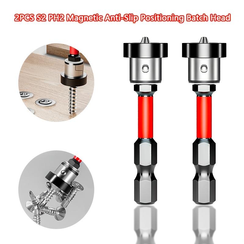 Inserto di Posizionamento S2 PH2 ad Alta Coppia Resistente agli Urti - Forte Magnetico Antiscivolo, Forte Resistenza agli Urti, Forte Coppia