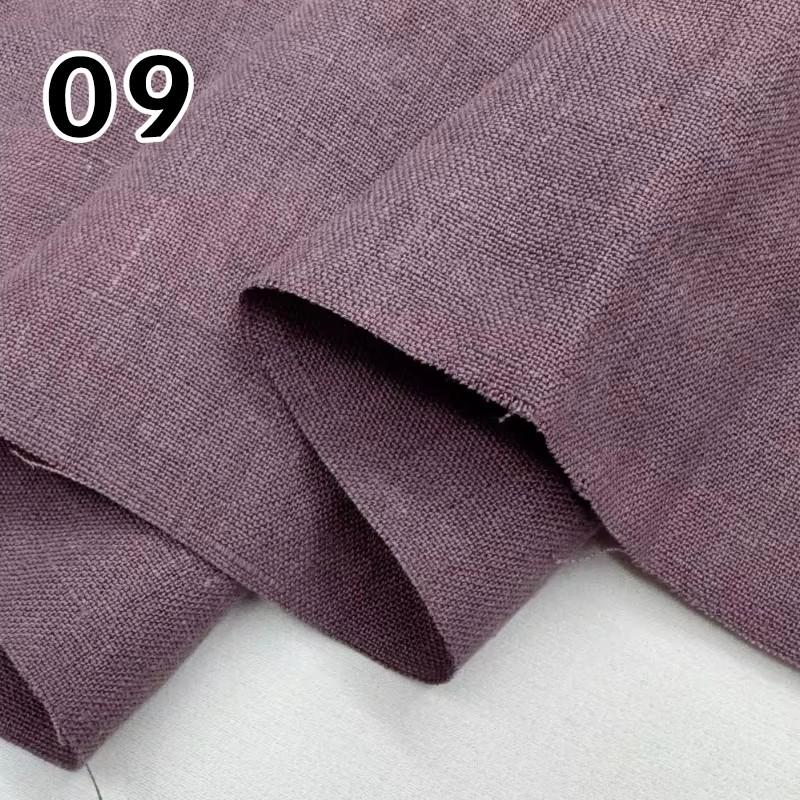 Linen and Ramie Hanfu Fabric Soft Breathable Against Skin Cloth Natural Yarn-dyed Dress Robe Hanfu Dress DIY Designer Wholesale