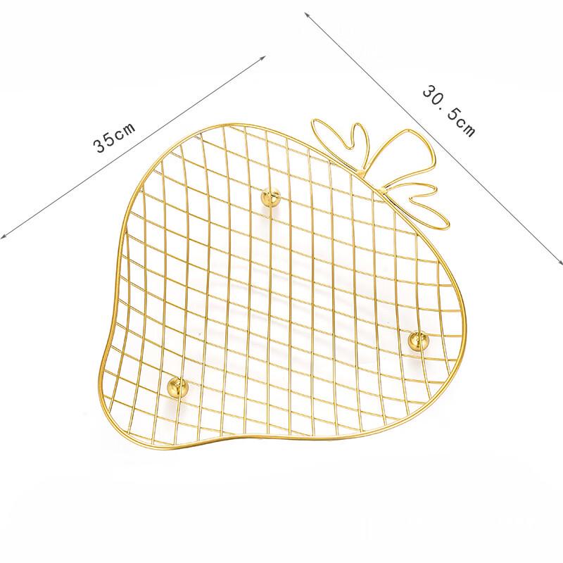 ZISIZ Nordic Iron Art Fruit Basket