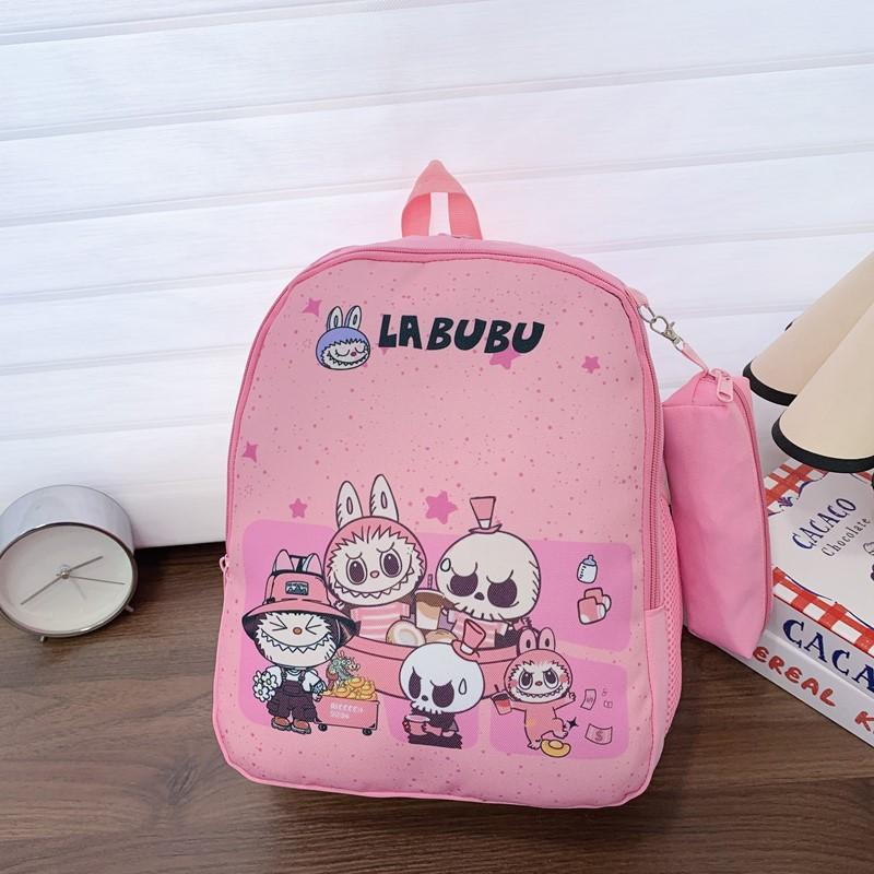 

Children S Backpack Cartoon Anime Cute Printed Boys And Girls Backpack Large Capacity Kindergarten Student School Bag розовый