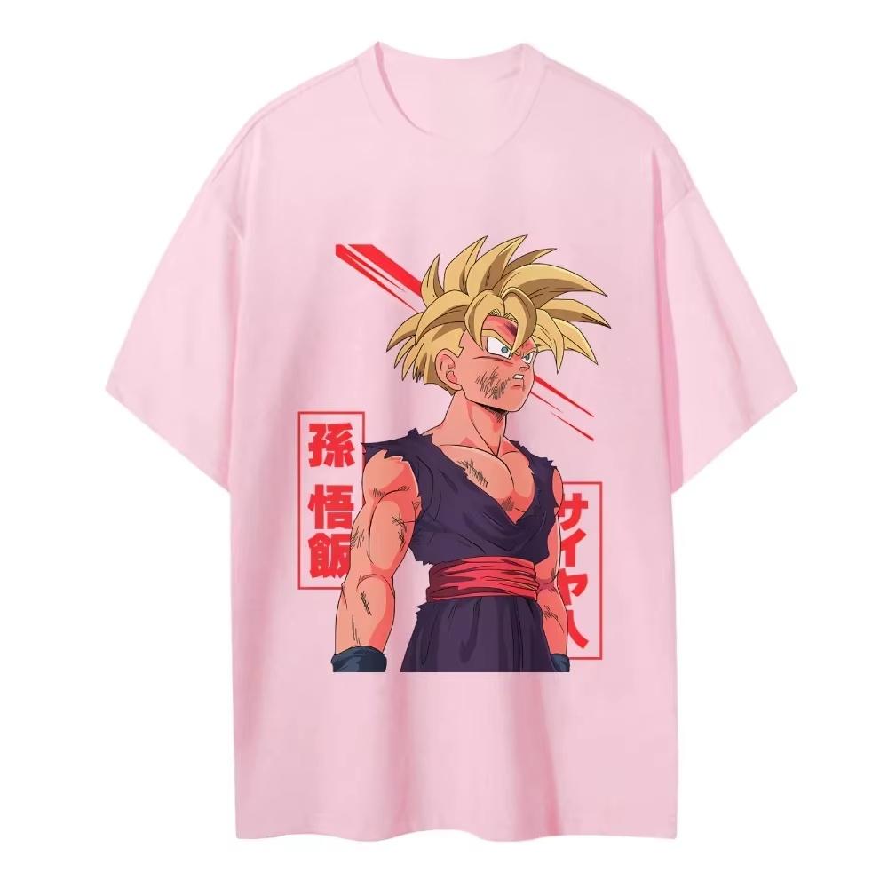 2026 Summer Anime Dragon Ball Family Outfits Goku Print One Piece Tshirts Dad Mom Kids Matching Tops Highquality Trendy Tees