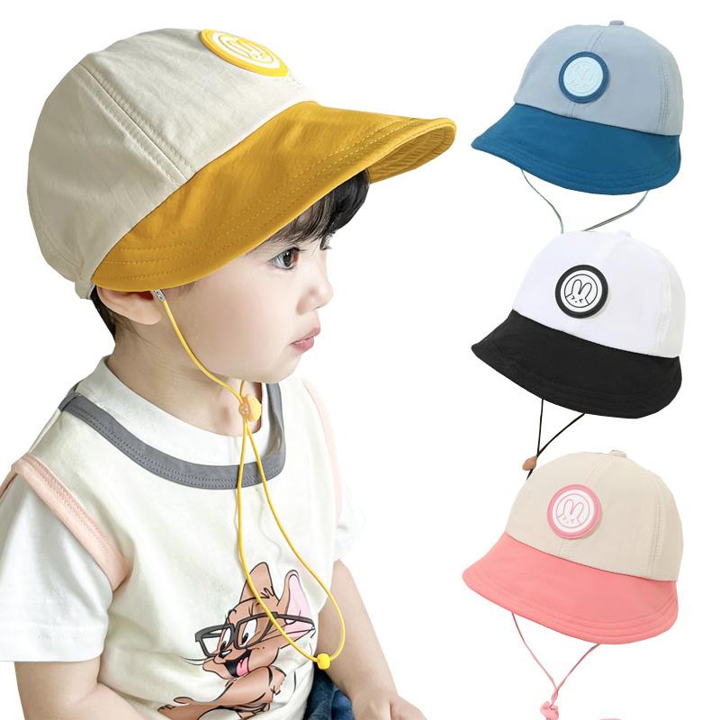 Quick-dry Baby Sun Hat Summer Kids Baseball Cap Adjustable Beach Travel Children Hats for Girls Boys Infant Toddler Cap 1-3Y