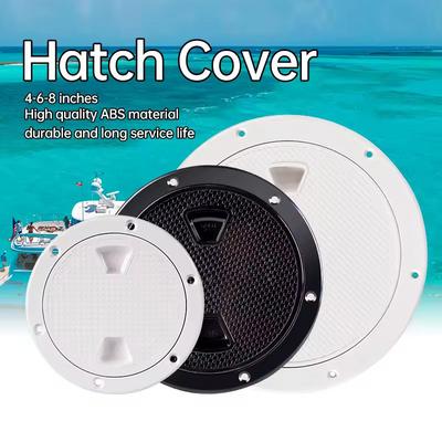 Non-Slip 4/6/8 Inch Boat Ready Round Deck Cover Yacht Inspection Hole Hatch Hand Hole Covers Inspection Work Cover Hatch