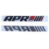 3d ABS  Chrome Black Logo APR Emblem Letters Car Trunk Badge Decal For A4 A5 S4 B8 A3 A7 APR Sticker Accessories