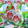Farm & Jungle Ranch Party Supplies - Cute Paper Plates & Cups for Kids' Birthdays & Picnics