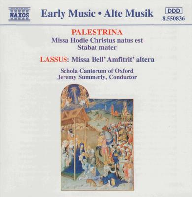 CD GIOVANNI PIERLUIGI DA PALESTRINA, O - Palestrina/Lassus  8550836 Naxos 1993 Europe Classical Used