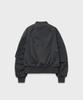 Intempomood Washed Canvas Flight Jacket_Smoke Charcoal