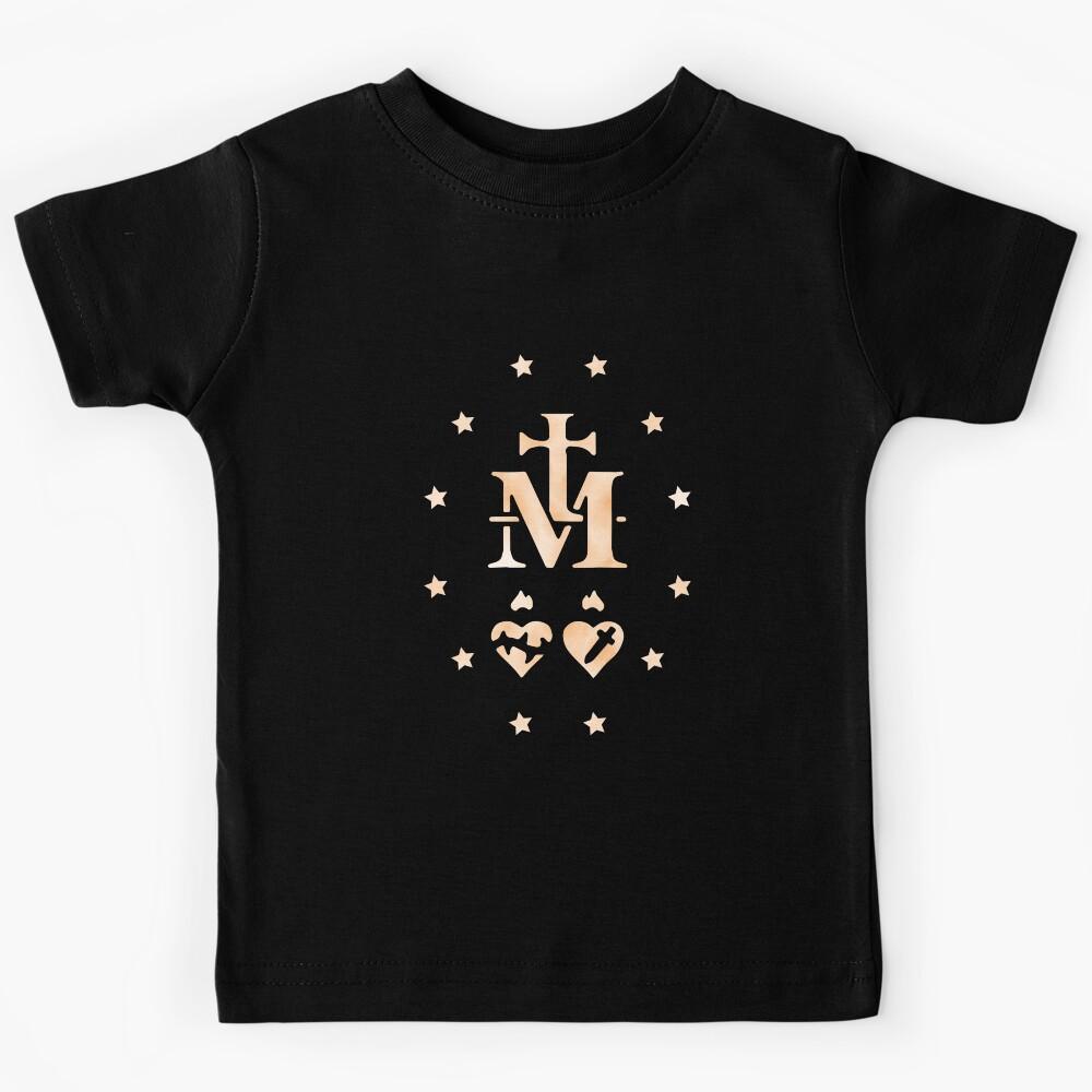 Miraculous Medal,  Medal of Our Lady of Grace (pastel) Kids T-Shirt 110