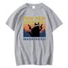 Pew Pew Madafakas Tshirt Men Short Sleeve Novelty Funny Cat T Shirt Loose Tops Shirts Tee T-Shirt Crew Neck Streetwear