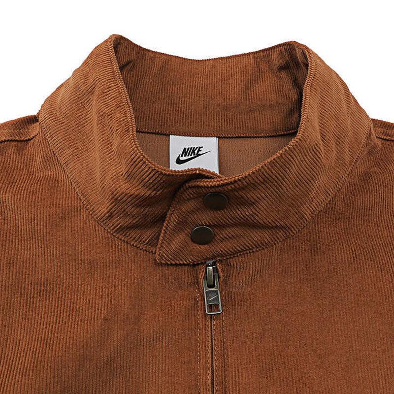 Nike Móda Sportovní Ležérní Tkaná Bunda s Dlouhým Rukávem Pánská Bunda Hnědá FZ0632-281