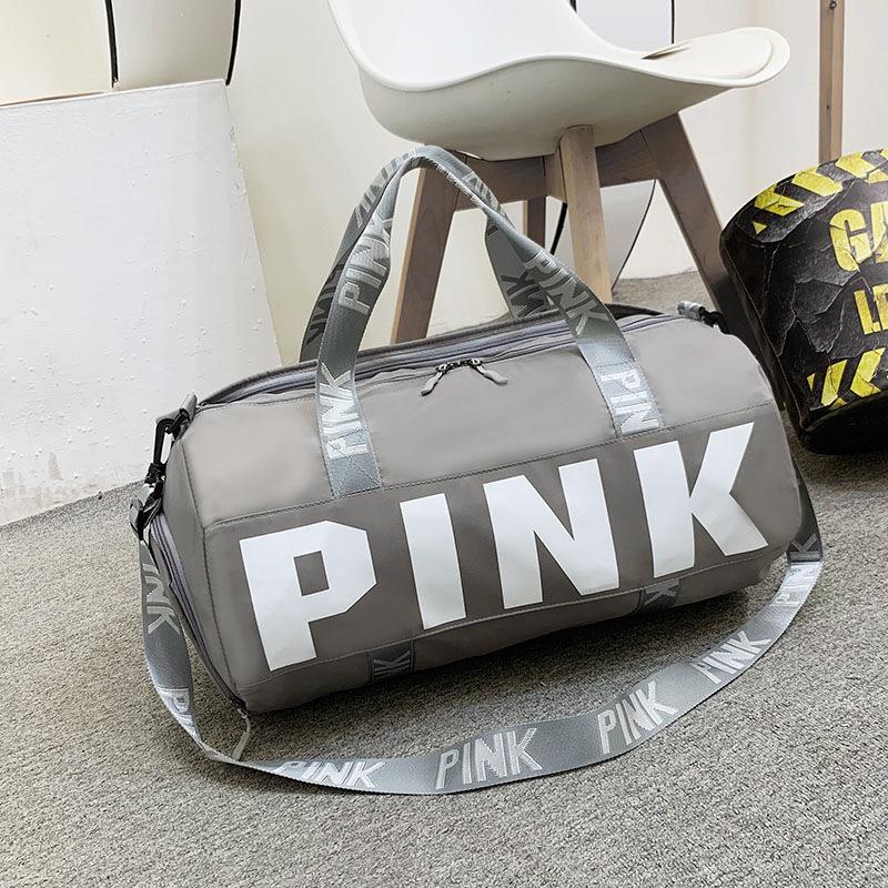 Pink Sports Bag: Wet/Dry Separation, Handheld/Crossbody, Large Capacity Travel Storage, Fitness Luggage