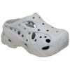 Crocs Round Toe Thick Sole Caged Slippers Women Footwear Gray 211141-GREY