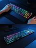 Wolf Spider F2088 Mechanical Gaming Keyboard, Blue Switch, with Wrist Rest for Esports and Home Desktop Use.