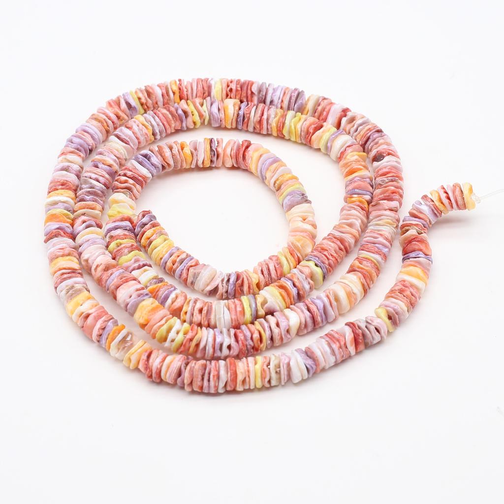 Shell Spacer Beads Natural Freshwater Shell Isolation Beads 6mm For Jewelry Making DIY Necklace Bracelet Earrings Accessory