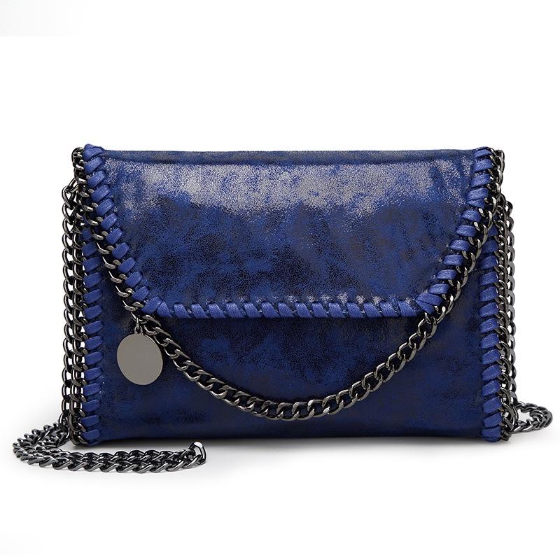 Elegant Fashion Women Message Zipper Portable Chains Soft Shoulder Handbags Totes