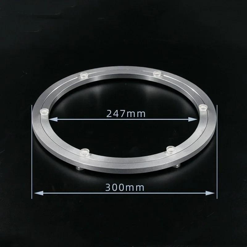 5/8/10/12Inch Kitchen Dining Table Rotating Bearing Transparent Round Turntable Lazy Susan Base Swivel Plates Furniture Hardware